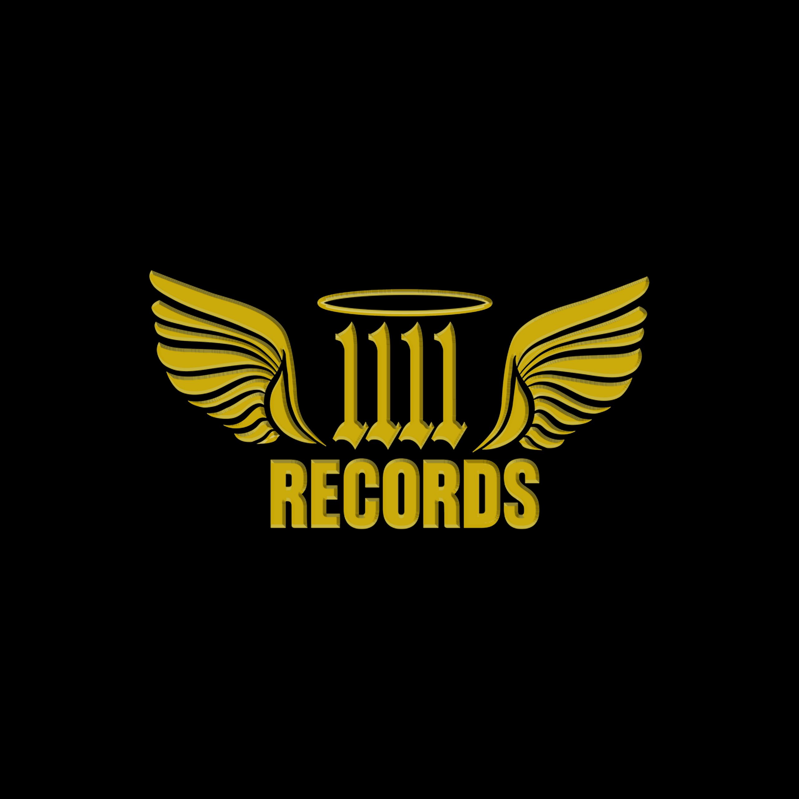 1111 Records logo and music identity by M.A.Designs Ltd