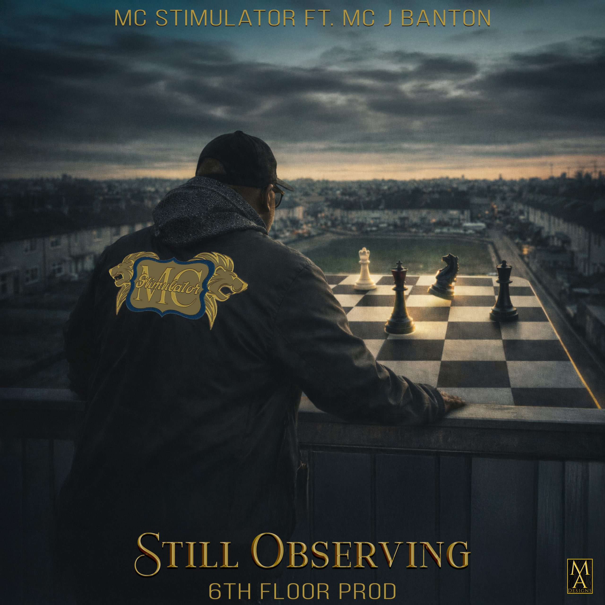 MC Stimulator — Still Observing campaign artwork