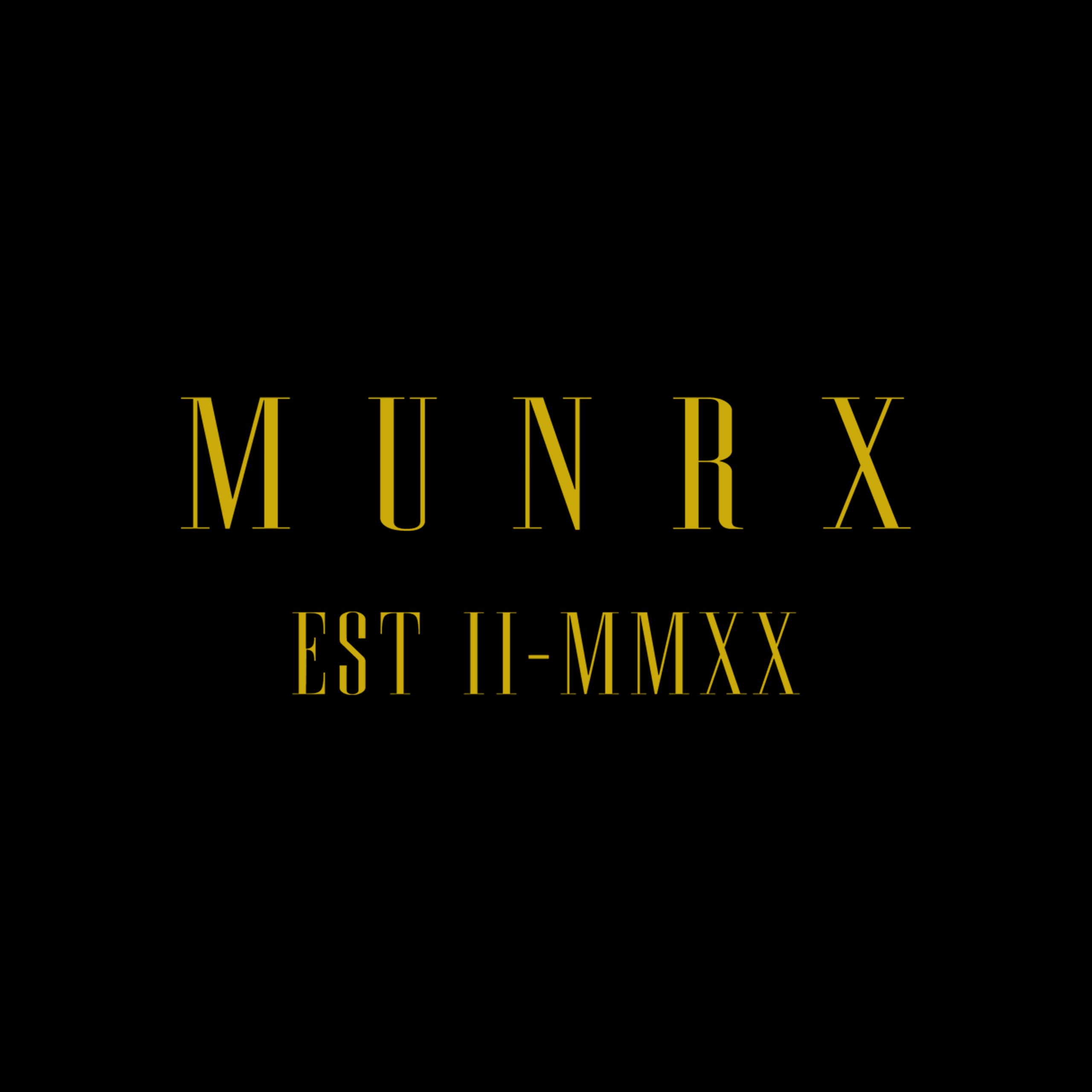 MUNRX brand identity logo by M.A.Designs Ltd